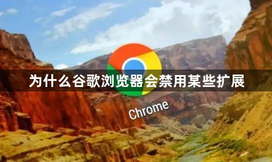 为什么谷歌浏览器会禁用某些扩展1