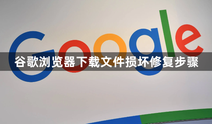 谷歌浏览器下载文件损坏修复步骤1