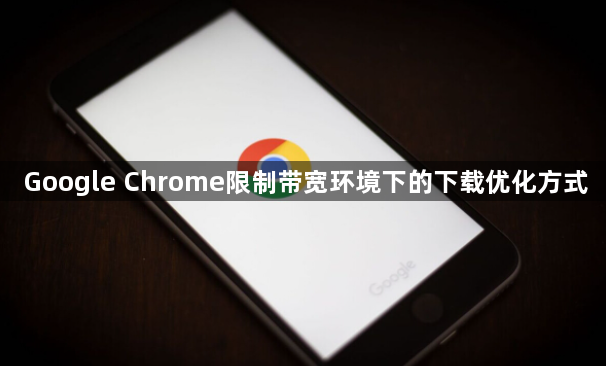 Google Chrome限制带宽环境下的下载优化方式1