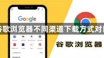 谷歌浏览器不同渠道下载方式对比1