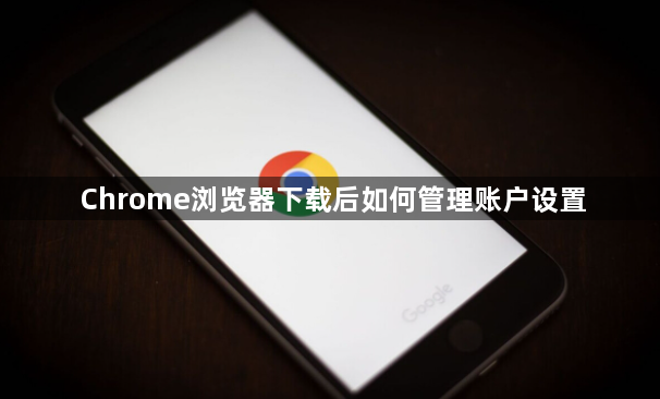 Chrome浏览器下载后如何管理账户设置1