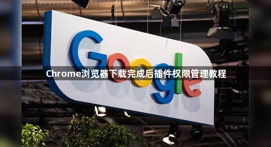 Chrome浏览器下载完成后插件权限管理教程1