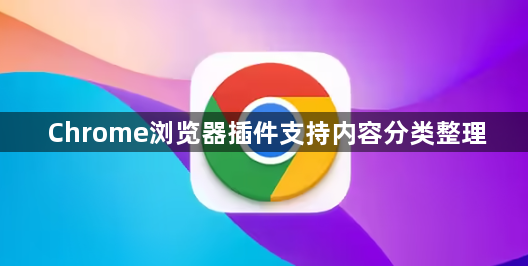 Chrome浏览器插件支持内容分类整理1