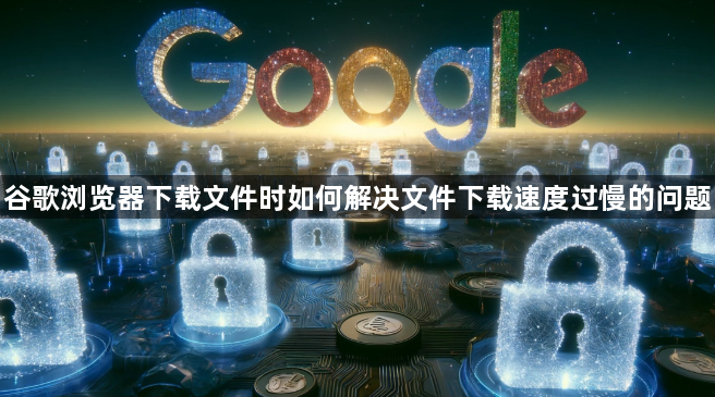 谷歌浏览器下载文件时如何解决文件下载速度过慢的问题1