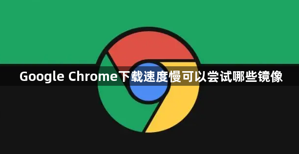 Google Chrome下载速度慢可以尝试哪些镜像1