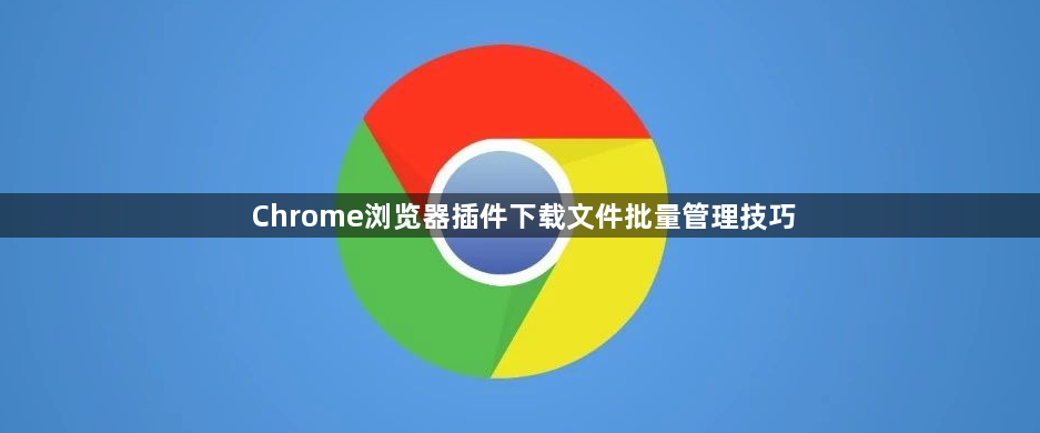 Chrome浏览器插件下载文件批量管理技巧1