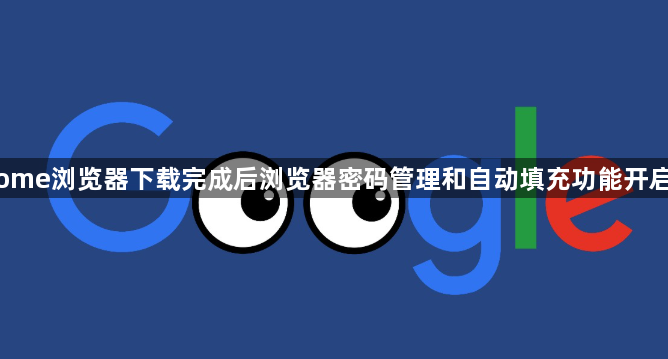 Chrome浏览器下载完成后浏览器密码管理和自动填充功能开启教程1