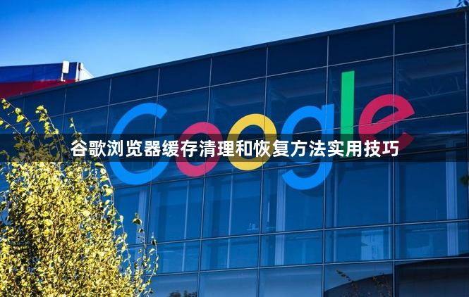 谷歌浏览器缓存清理和恢复方法实用技巧1
