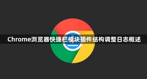 Chrome浏览器快捷栏模块插件结构调整日志概述1