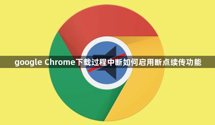 google Chrome下载过程中断如何启用断点续传功能1