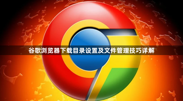 谷歌浏览器下载目录设置及文件管理技巧详解1