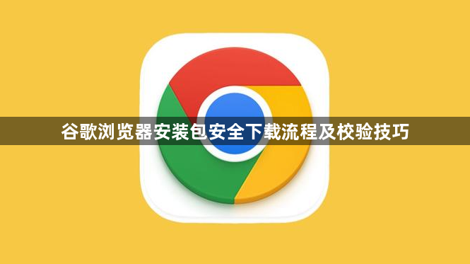 谷歌浏览器安装包安全下载流程及校验技巧1