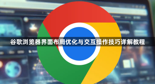 谷歌浏览器界面布局优化与交互操作技巧详解教程1