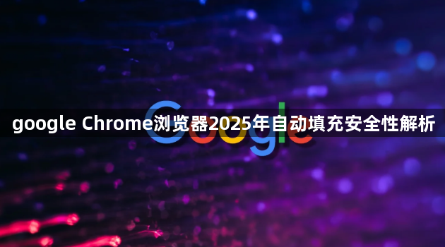 google Chrome浏览器2025年自动填充安全性解析1