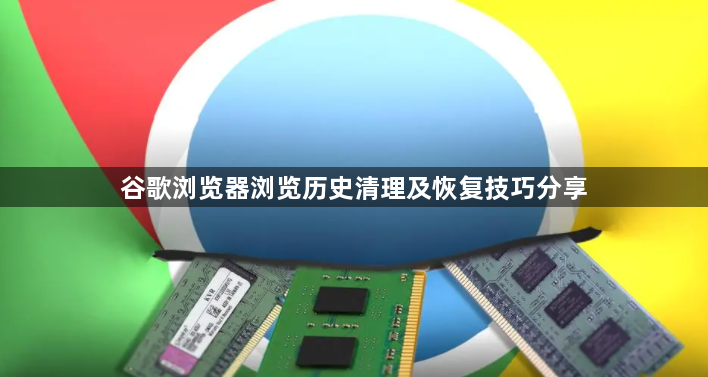 谷歌浏览器浏览历史清理及恢复技巧分享1