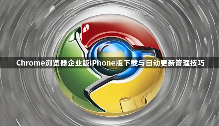 Chrome浏览器企业版iPhone版下载与自动更新管理技巧1