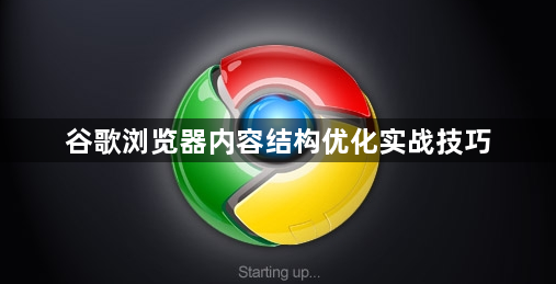 谷歌浏览器内容结构优化实战技巧1