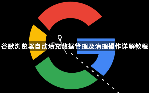 谷歌浏览器自动填充数据管理及清理操作详解教程1