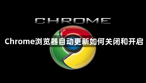 Chrome浏览器自动更新如何关闭和开启1