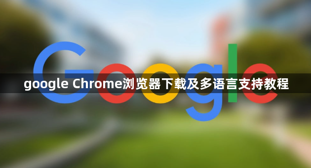 google Chrome浏览器下载及多语言支持教程1
