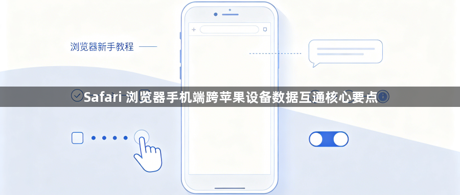 Safari 浏览器手机端跨苹果设备数据互通核心要点1