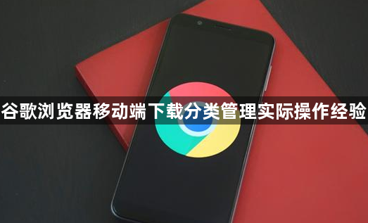 谷歌浏览器移动端下载分类管理实际操作经验1