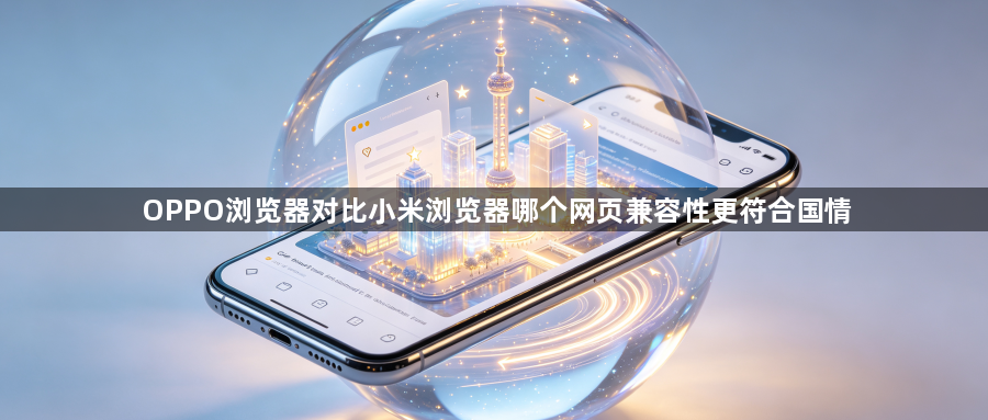 OPPO浏览器对比小米浏览器哪个网页兼容性更符合国情1