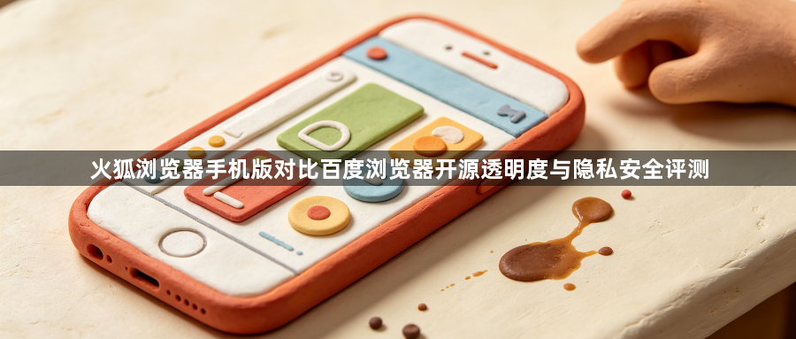 火狐浏览器手机版对比百度浏览器开源透明度与隐私安全评测1