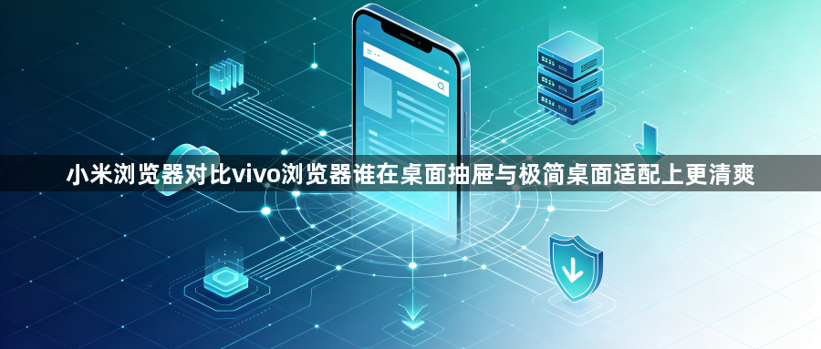 小米浏览器对比vivo浏览器谁在桌面抽屉与极简桌面适配上更清爽1