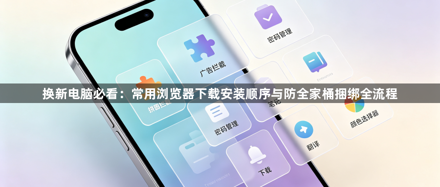 换新电脑必看：常用浏览器下载安装顺序与防全家桶捆绑全流程1