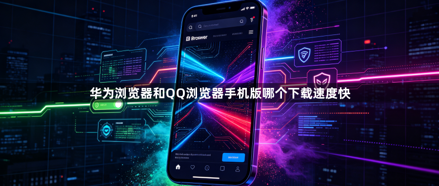 华为浏览器和QQ浏览器手机版哪个下载速度快1