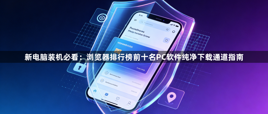 新电脑装机必看：浏览器排行榜前十名PC软件纯净下载通道指南1