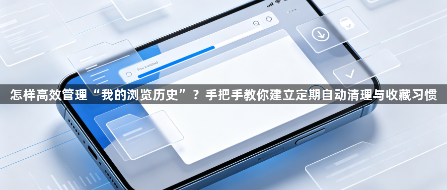怎样高效管理“我的浏览历史”？手把手教你建立定期自动清理与收藏习惯1