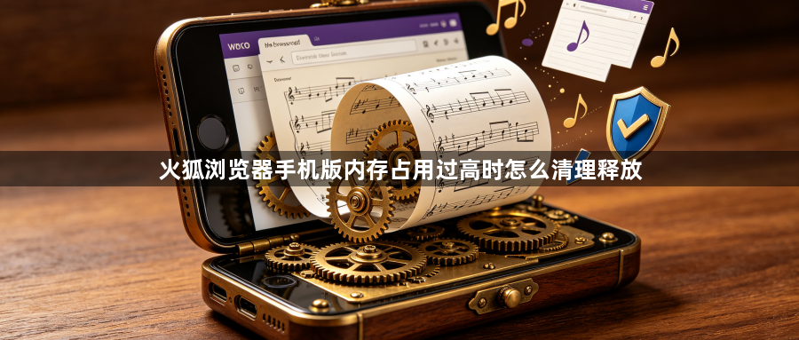 火狐浏览器手机版内存占用过高时怎么清理释放1