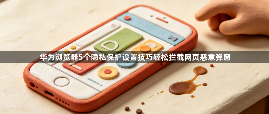 华为浏览器5个隐私保护设置技巧轻松拦截网页恶意弹窗1