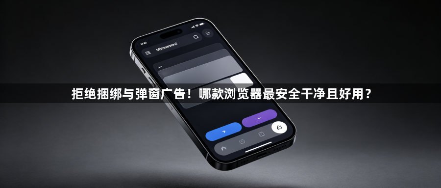 拒绝捆绑与弹窗广告！哪款浏览器最安全干净且好用？1