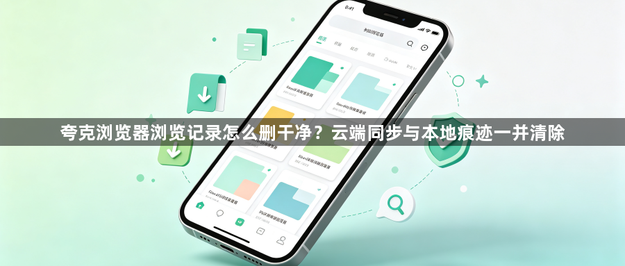 夸克浏览器浏览记录怎么删干净?云端同步与本地痕迹一并清除1