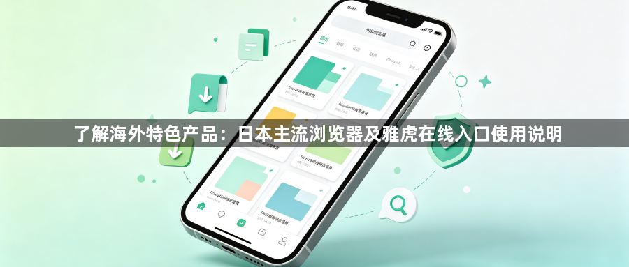 了解海外特色产品：日本主流浏览器及雅虎在线入口使用说明1