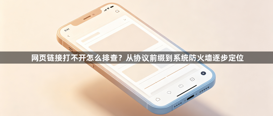 网页链接打不开怎么排查?从协议前缀到系统防火墙逐步定位1