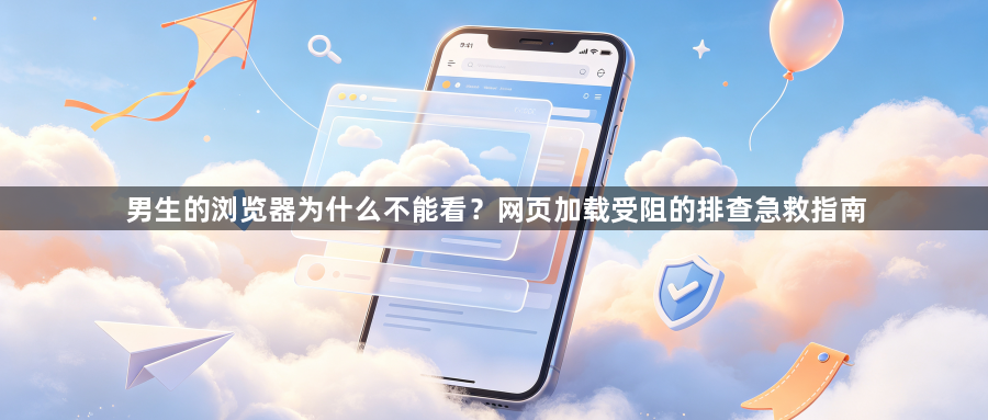 男生的浏览器为什么不能看？网页加载受阻的排查急救指南1