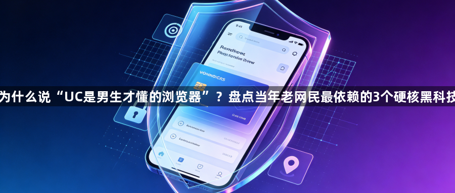 为什么说“UC是男生才懂的浏览器”？盘点当年老网民最依赖的3个硬核黑科技1