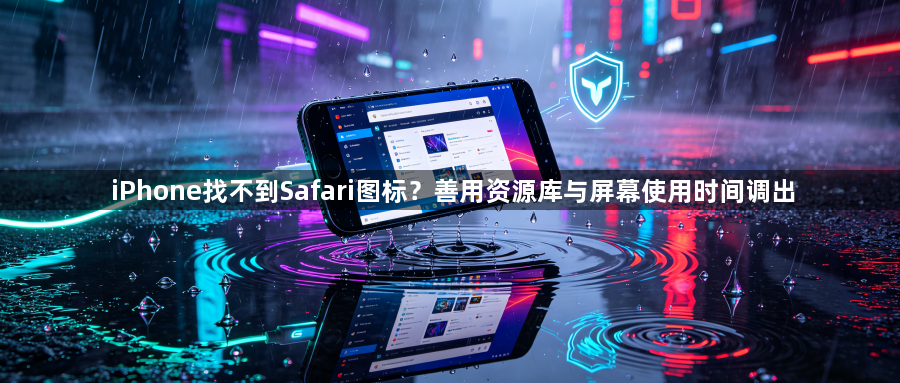 iPhone找不到Safari图标？善用资源库与屏幕使用时间调出1