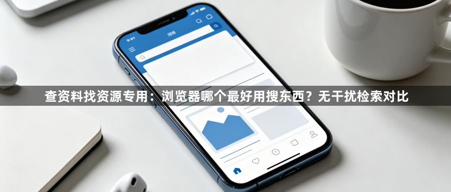 查资料找资源专用:浏览器哪个最好用搜东西?无干扰检索对比1