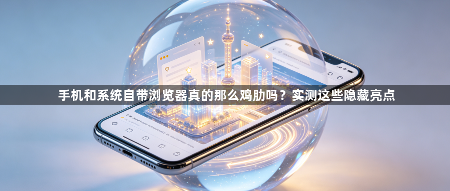 手机和系统自带浏览器真的那么鸡肋吗?实测这些隐藏亮点1