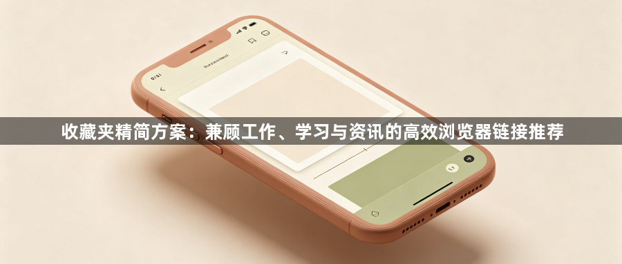 收藏夹精简方案:兼顾工作、学习与资讯的高效浏览器链接推荐1