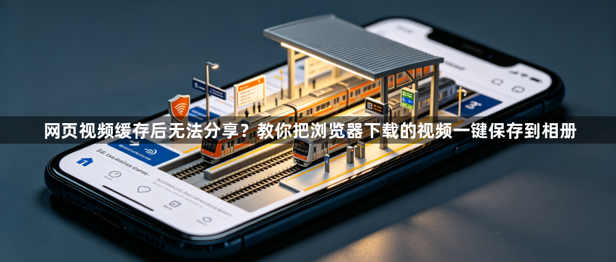 网页视频缓存后无法分享?教你把浏览器下载的视频一键保存到相册1