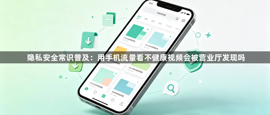 隐私安全常识普及：用手机流量看不健康视频会被营业厅发现吗1