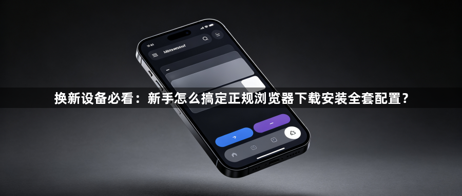 换新设备必看:新手怎么搞定正规浏览器下载安装全套配置?1