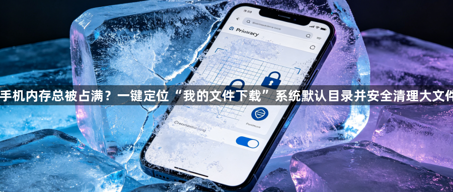 手机内存总被占满？一键定位“我的文件下载”系统默认目录并安全清理大文件1