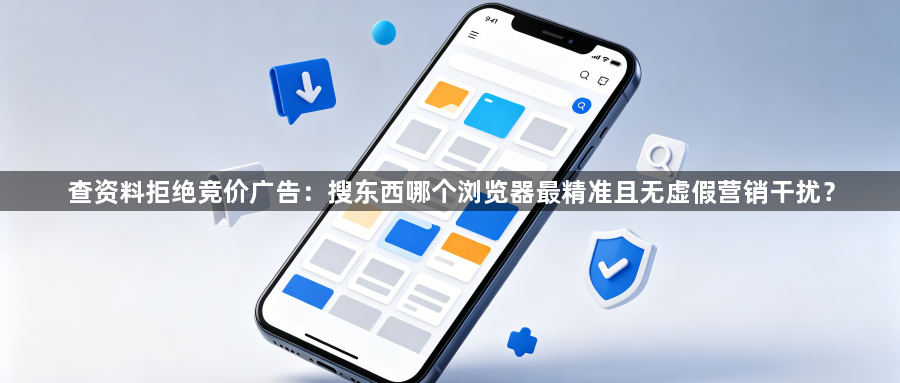 查资料拒绝竞价广告:搜东西哪个浏览器最精准且无虚假营销干扰?1